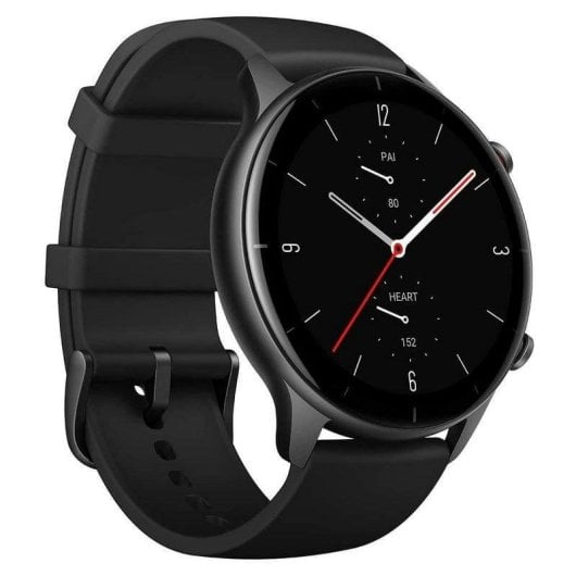 Amazfit GTR 2e Bluetooth GPS 46mm AMOLED Preto Resistência Água 5ATM SpO2 Monitor Sono