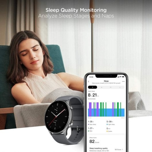 Montre intelligente Amazfit GTR 2e gris