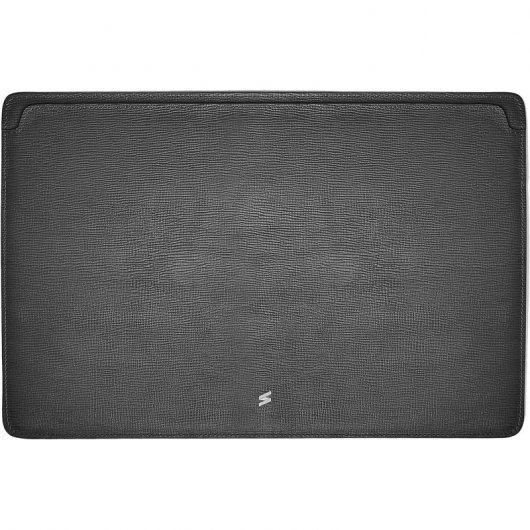 Suritt Corteccia Funda de Piel/Cuero Negro para MacBook Pro 13"