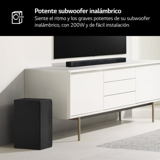 Barra audio LG SN4R Bluetooth 4.1 300 W Nera