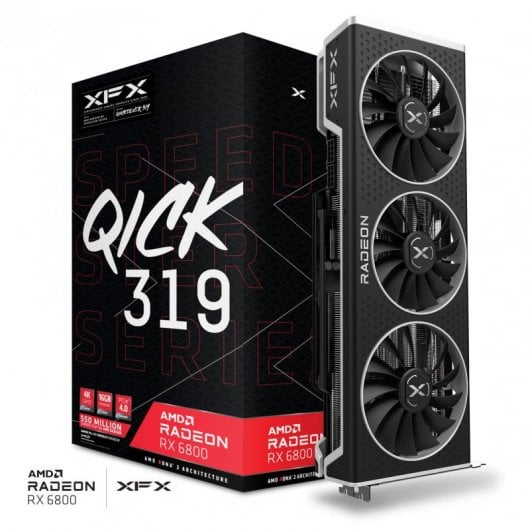 XFX SPEEDSTER QICK319 AMD Radeon RX 6800 BLACK Gaming 16GB GDDR6