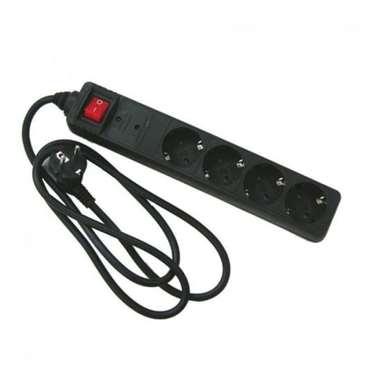 Eurobric Regleta 4 Tomas con Interruptor 1.5m