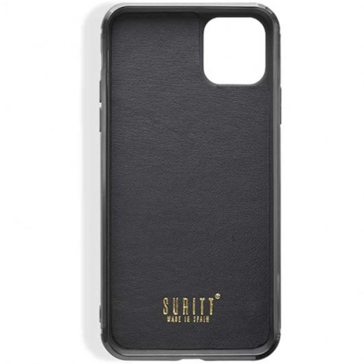 Suritt Corteccia Strap Funda de Piel/Cuero Rosa para iPhone 11 Pro