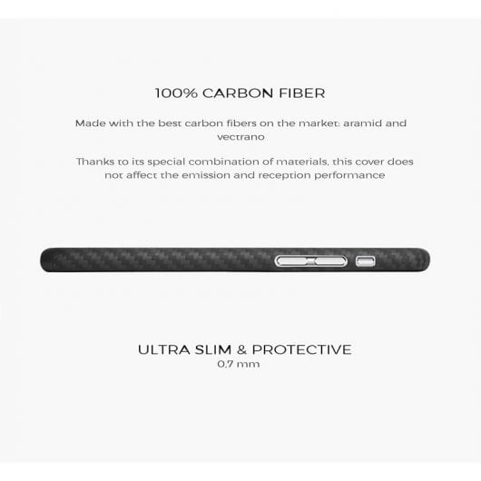 Suritt Racing Series Funda de Fibra de Carbono para iPhone 11