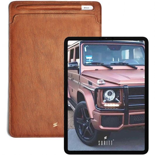 Suritt Corteccia Brown Funda de Piel/Cuero Marrón para iPad Pro 9.7"