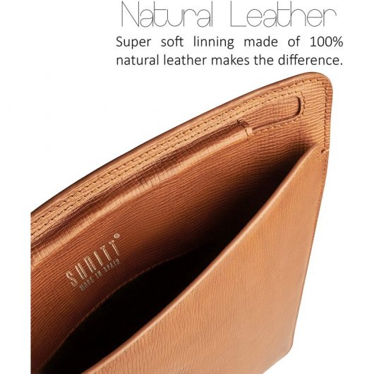 Suritt Corteccia Brown Funda de Piel/Cuero Marrón para iPad Pro 9.7"