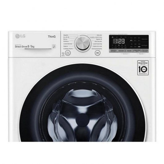 LG F4DN4008N0W Lavasecadora Carga Frontal 8Kg/5Kg E Blanca