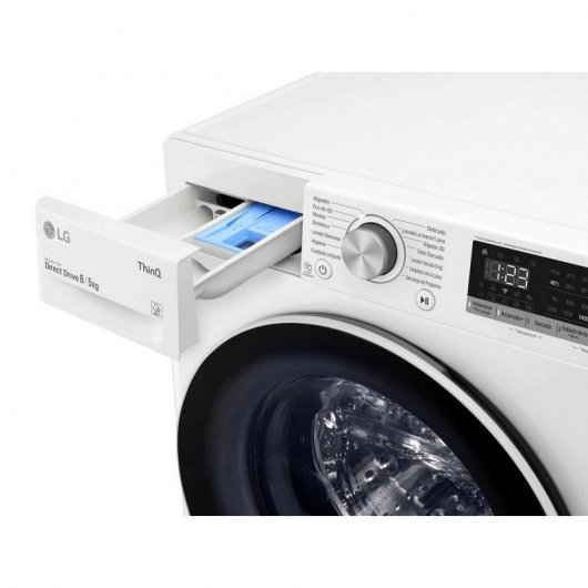 LG F4DN4008N0W Lavasecadora Carga Frontal 8Kg/5Kg E Blanca