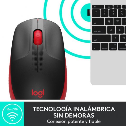 Logitech M190 Maus Beidhändig RF Wireless Optisch 1000 DPI (910-005908)