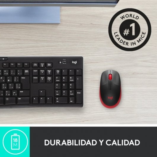 Logitech M190 Maus Beidhändig RF Wireless Optisch 1000 DPI (910-005908)