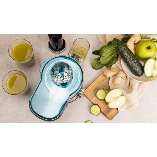 Exprimidor Cecotec Juice&Fresh 400 Titan Black compacto 400W 2 velocidades