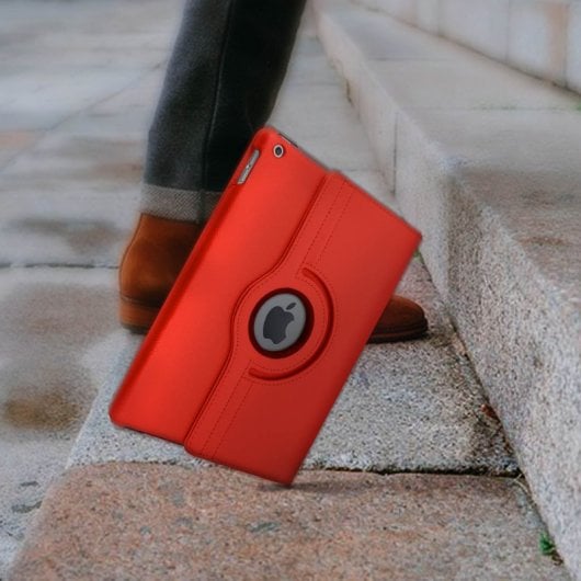 Avizar Funda Libro Soporte Roja para Apple iPad 8 10.2 2020