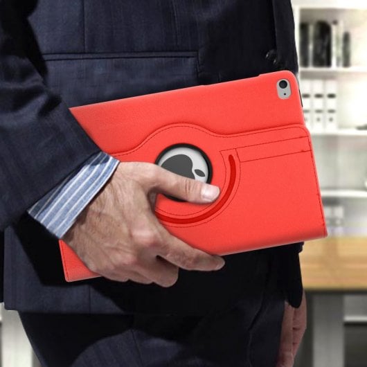 Étui livre Avizar avec support rouge pour Apple iPad Mini 5 2019