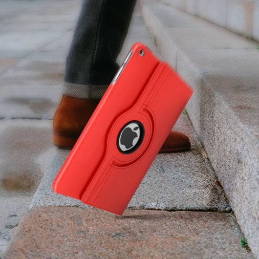 Étui livre Avizar avec support rouge pour Apple iPad Mini 5 2019