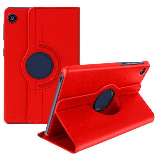 Custodia a libro Avizar con supporto rosso per Huawei MatePad T8