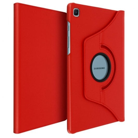 Custodia a libro Avizar rossa con supporto per Samsung Galaxy Tab S6 Lite