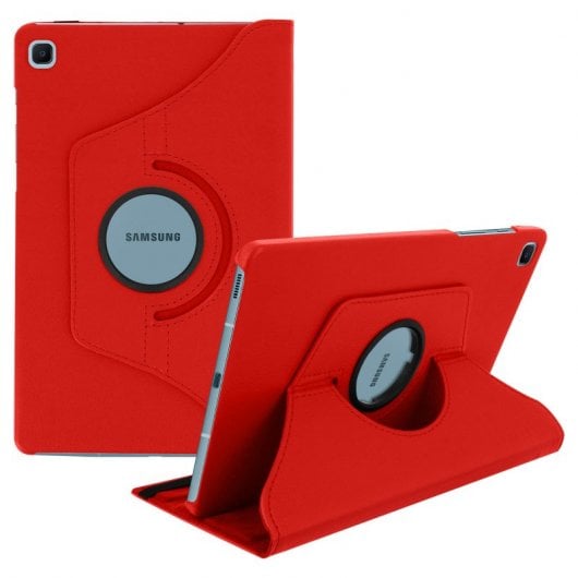 Custodia a libro Avizar rossa con supporto per Samsung Galaxy Tab S6 Lite