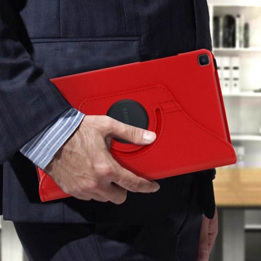 Custodia a libro Avizar rossa con supporto per Samsung Galaxy Tab A 8.0 2019
