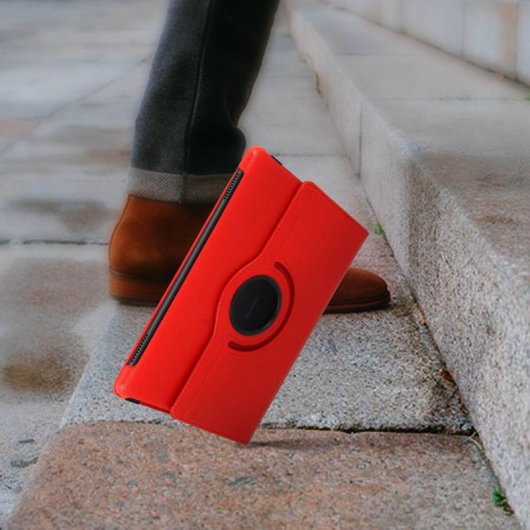 Avizar Funda Libro Soporte Roja para Huawei Mediapad T5 10"
