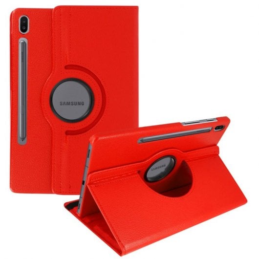 Avizar Red Stand Book Case für Samsung Galaxy Tab S6 10.5