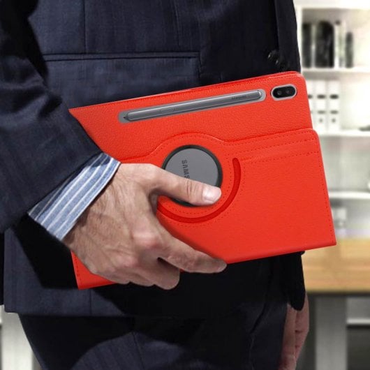 Avizar Red Stand Book Case für Samsung Galaxy Tab S6 10.5