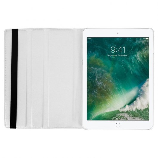 Avizar Funda Libro Soporte Blanca para Apple iPad 9.7 2018