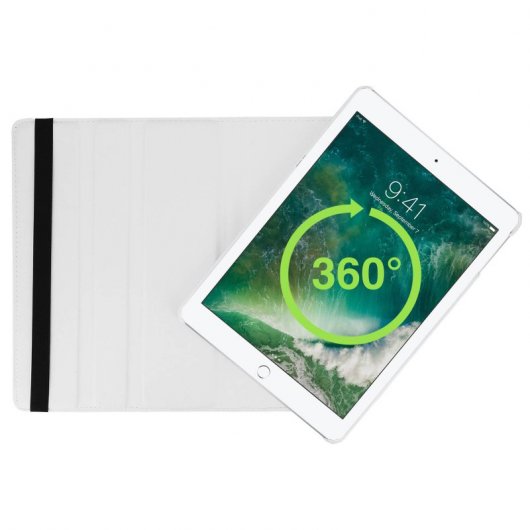 Custodia Avizar bianca con supporto a libro per Apple iPad 9.7 2018