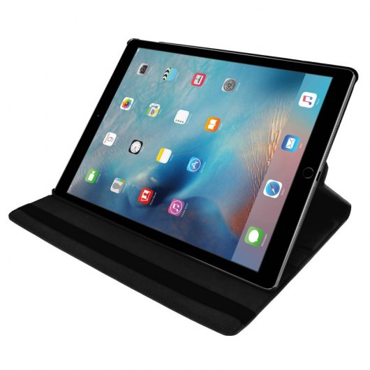 Avizar Funda Libro Soporte Negra para Apple iPad Pro 12.9
