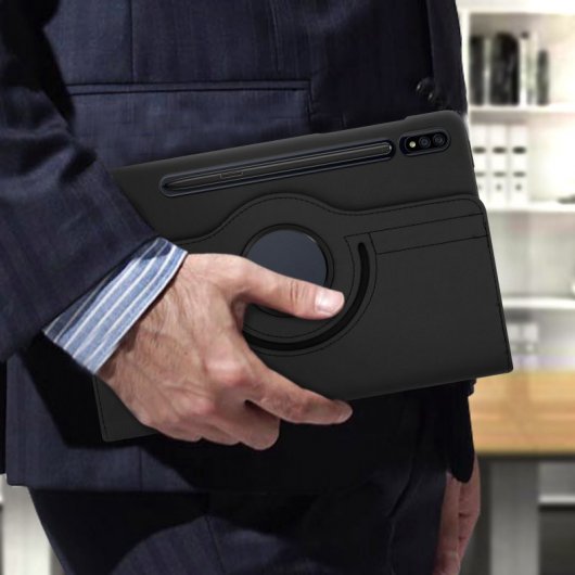 Avizar Black Book Stand Case für Samsung Galaxy Tab S7 11.0