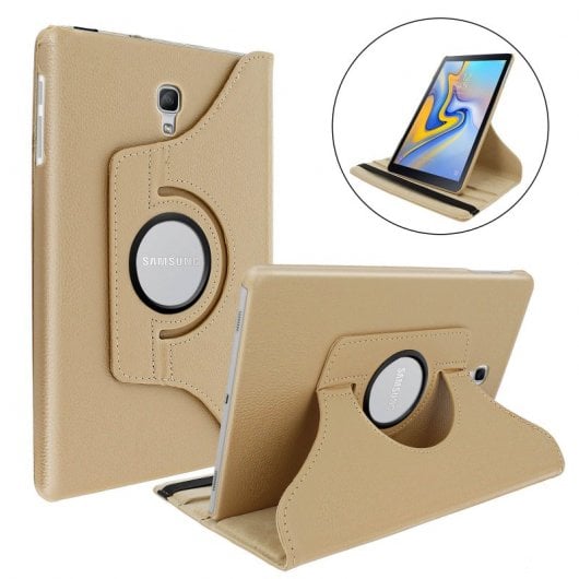 Custodia a libro Avizar Gold Stand per Samsung Galaxy Tab A 10.5