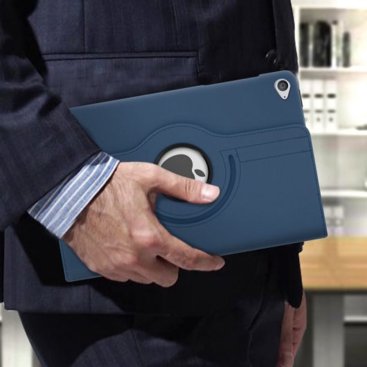 Avizar Funda Libro Soporte Azul Oscuro para Apple iPad Pro 9.7