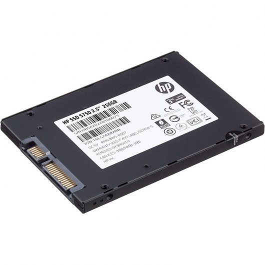 HP S750 2.5" SSD 256GB 3D TLC SATA3