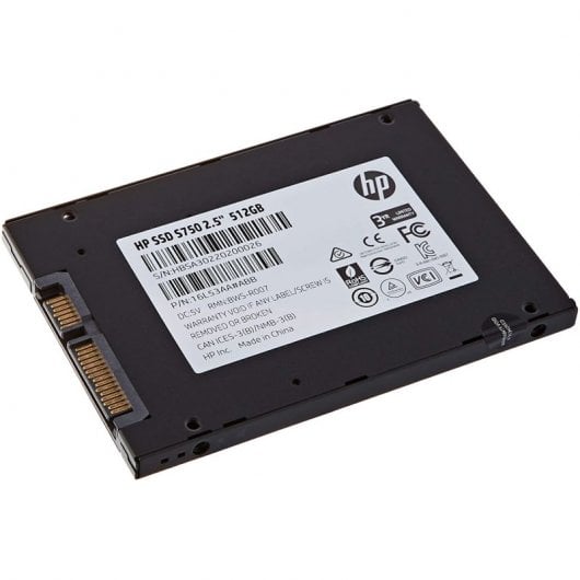 HP S750 2.5" SSD 512GB 3D TLC SATA3