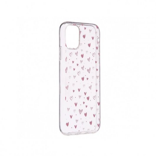 Funda Dibujo Corazones Rosas para iPhone 11 Pro