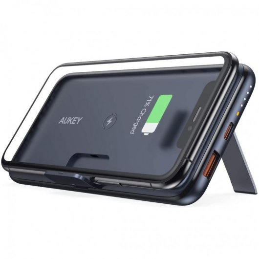 Aukey Basix Pro Powerbank con Carga Inalámbrica 10000mAh