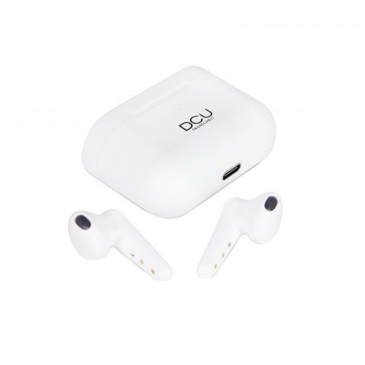 DCU Tecnologic Auriculares Bluetooth Blancos