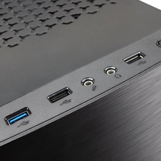 Mars Gaming MC220 FRGB USB 3.0 con Ventana Negra