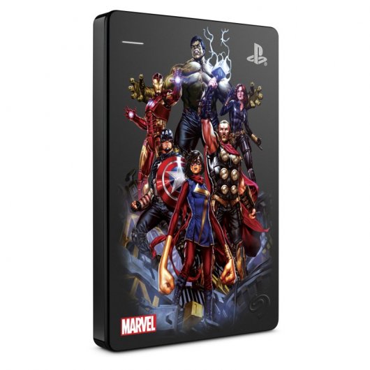 Seagate Game Drive HDD 2TB USB 3.0 Avengers Edition Team para PS4