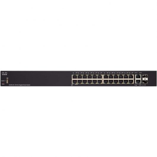 Cisco SG250-26 Smart Switch 24 Puertos Gigabit + 2 Puertos SFP