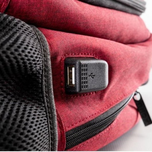 Nilox Sac à dos pour ordinateur portable jusqu'à 15,6" Rouge