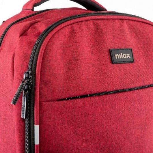 Nilox Sac à dos pour ordinateur portable jusqu'à 15,6" Rouge