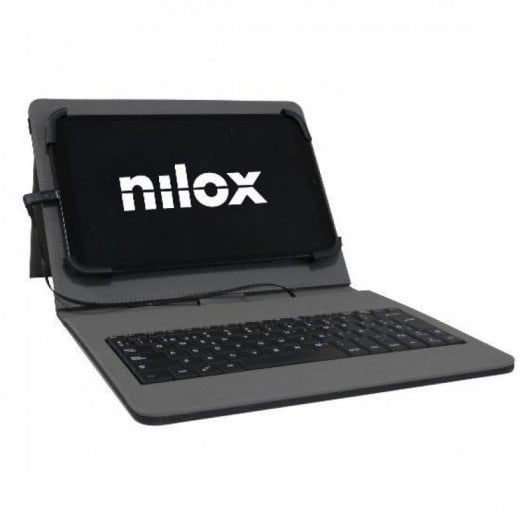 Nilox Funda Universal con Teclado Negra para Tablet hasta 10.1"