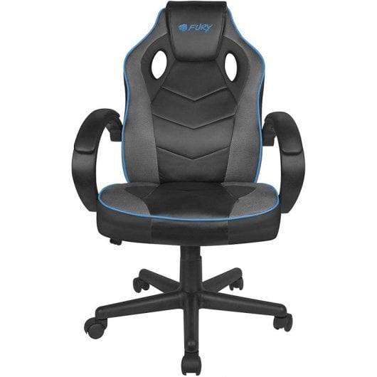 Fury Avenger Kleiner Gaming-Stuhl Schwarz/Grau
