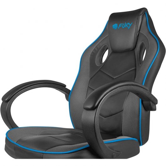 Fury Avenger Kleiner Gaming-Stuhl Schwarz/Grau