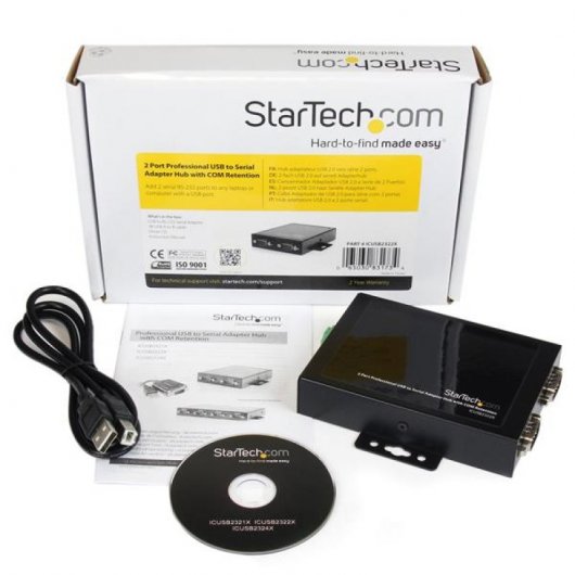 StarTech Hub de 2 Portas Serial para USB