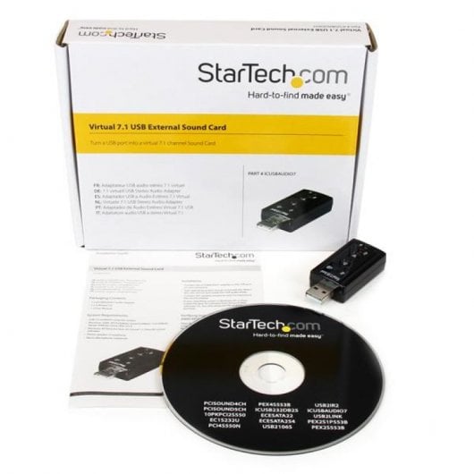 StarTech.com Adaptateur Carte Son USB vers Audio Stéréo avec Contrôle de Volume Externe