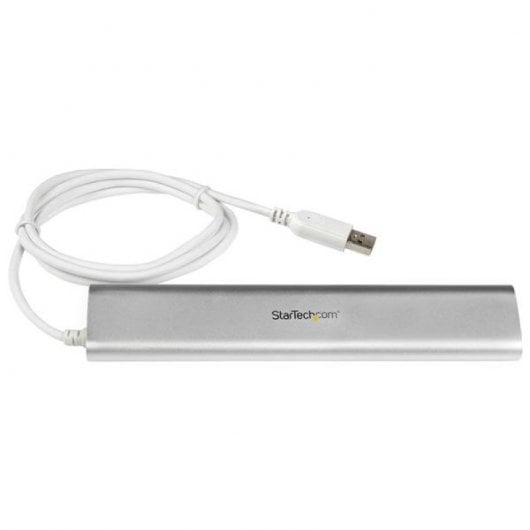 StarTech.com ST73007UA Schnittstellen-Hub USB 3.2 Gen 1 (3.1 Gen 1) Type-A 5000 Mbit/s Silber, Weiß
