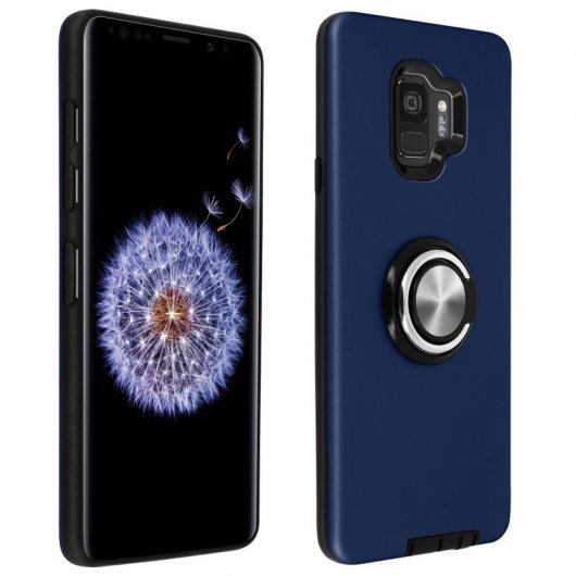 Avizar Carcasa Antigolpes Azul Oscuro para Samsung Galaxy S9