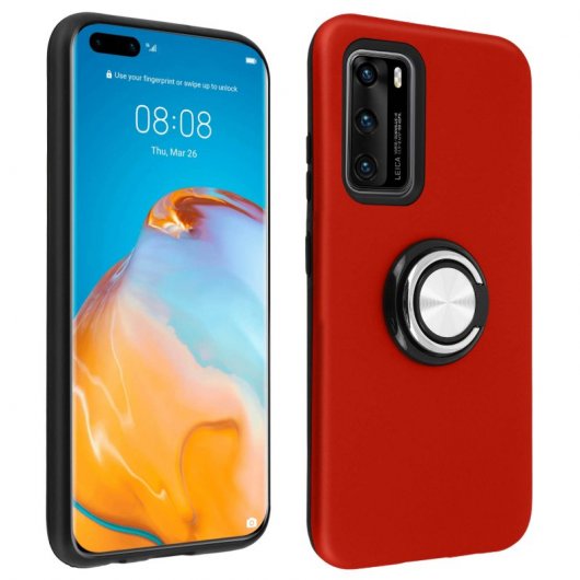 Avizar Carcasa Antigolpes Roja para Huawei P40