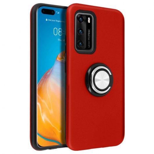 Avizar Carcasa Antigolpes Roja para Huawei P40